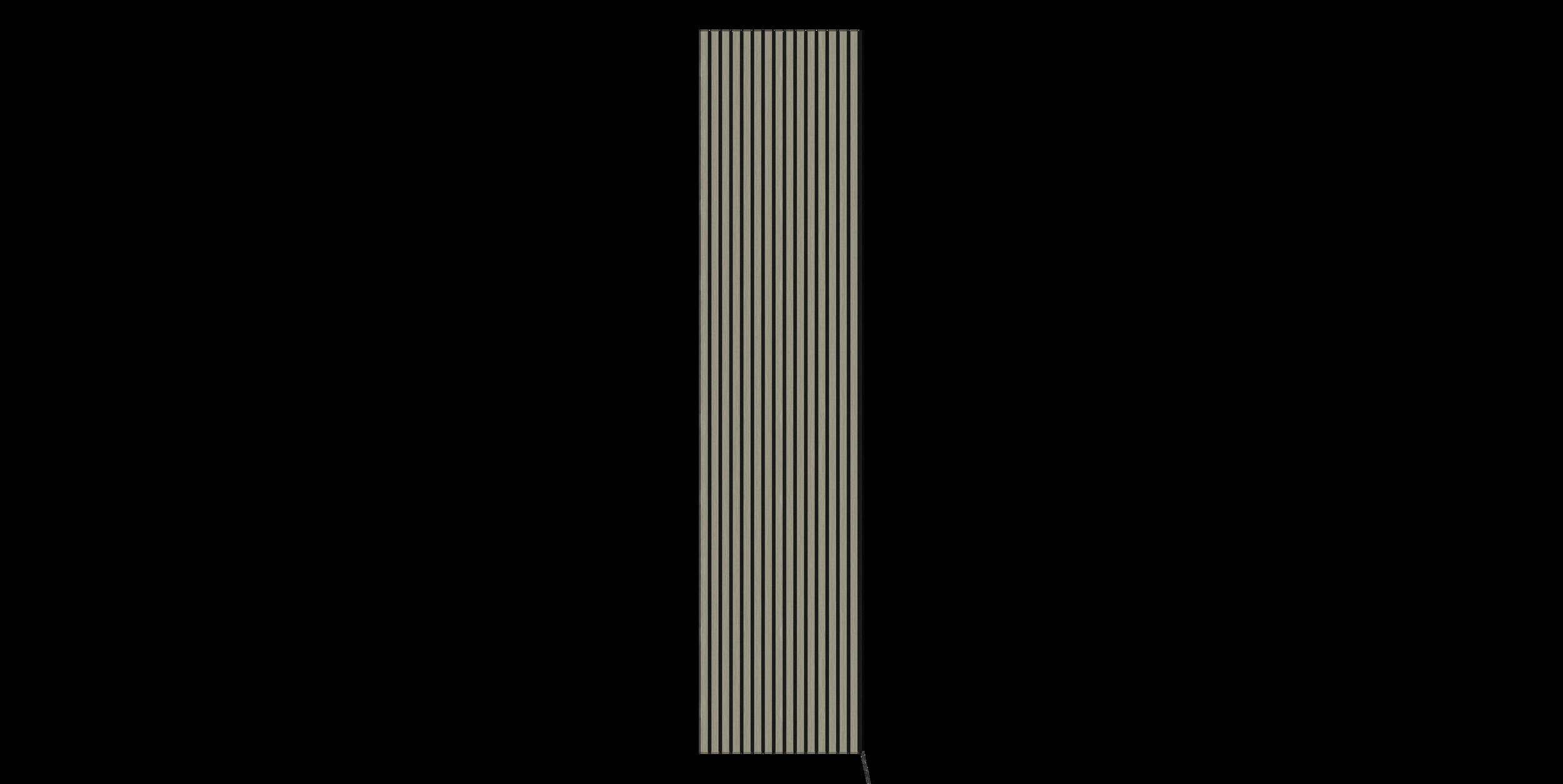 Slat Wall  Silver Walnut Panel